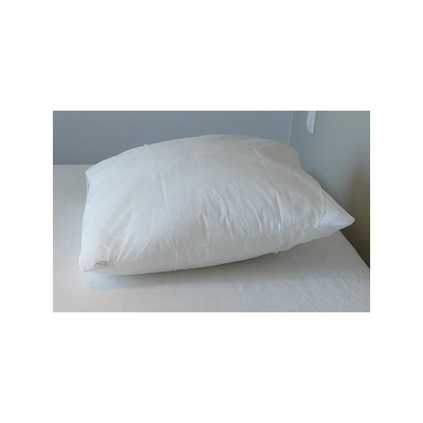 Pack oreiller et Couette de lit premium tempérée 350g blanc