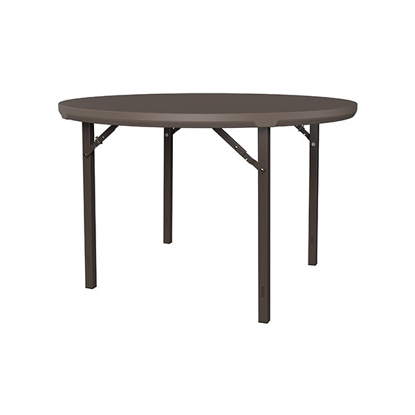 Table pliante polyéthylène Excellence diam 122 cm
