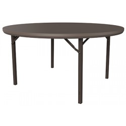 Table pliante polyéthylène Excellence diam 152,4 cm