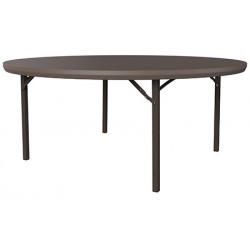 Table pliante polyéthylène Excellence diam 182,8 cm