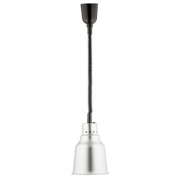 Lampe chauffante abat-jour aluminium diam 22,5 cm