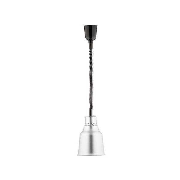 Lampe chauffante abat-jour aluminium diam 22,5 cm