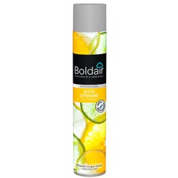 Lot de 6 aerosols desodorisants Boldair surpuissant zeste de citron 500 ml