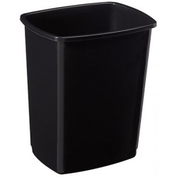 Corps poubelle basculant plastique Facile 50L noir