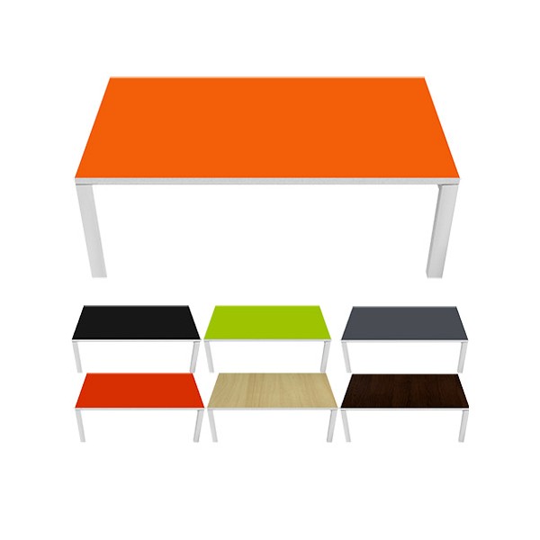 Table d'accueil Design personnalisée ou couleur 114x60 cm