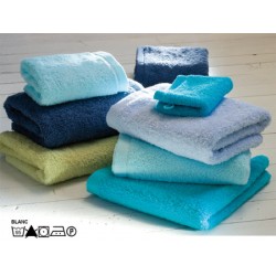 Lot de 6 serviettes 30x50 cm 100% coton peigné blanc ou couleur 530g