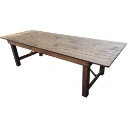 Table pliante en bois Tradition L213 x P102 cm