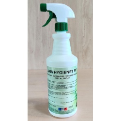 Carton de 12 pulvérisateurs de nettoyant désinfectant dégraissant Axis Hygienet NF 1L