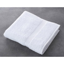 Serviette de toilette Luxe 100% coton blanc 500 g 50x100 cm (le lot de 10)