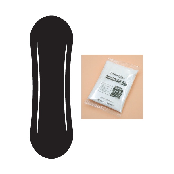 Kit protections hygiéniques 1 : 40 serviettes voile coton bio (lot de 4)
