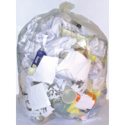 Sacs poubelle 160L transparents renforcés 35 microns (le carton de 100)