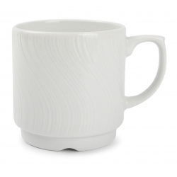 Mug Ondine 30 cl porcelaine blanche (le lot de 6)