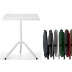 Table pliante Bari rabattable 60x60 cm