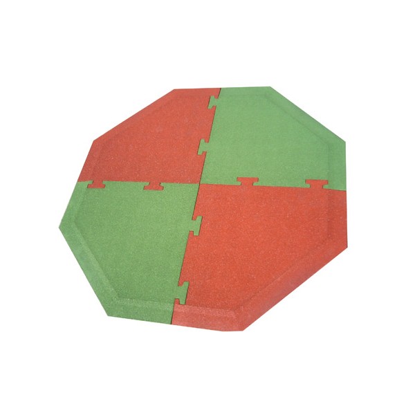 Kit dalle de sécurité hexagonal pour jeux à ressort (7,45 m²)
