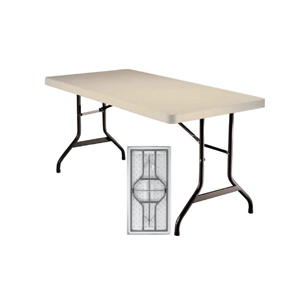 Table pliante polyéthylène Optimum 152x76 cm