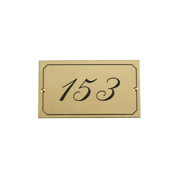 Plaque de numéro de maison en bois panneau numérique numéros