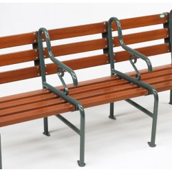 Rallonge 1 place pour fauteuil Style assise et dossier bois résineux lasuré L69 cm