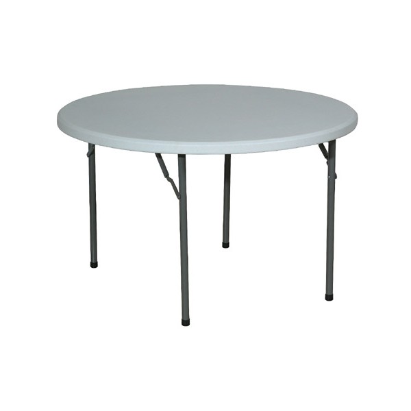 Table pliante polyéthylène Qualiplus diam 122 cm