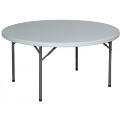 Table pliante polyéthylène Qualiplus diam 178 cm
