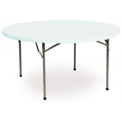 Table pliante polyéthylène festivites ø 153 cm