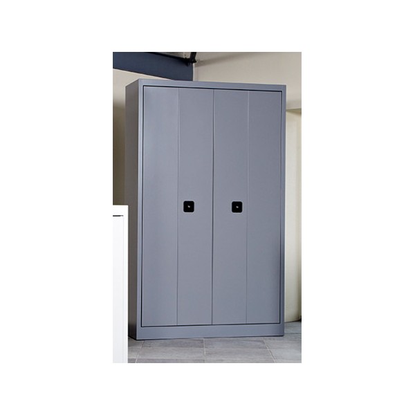 Armoire métallique portes pliantes 102x120 cm