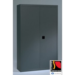 Armoire monobloc métal portes battantes NF Office Excellence 198x120x43 cm