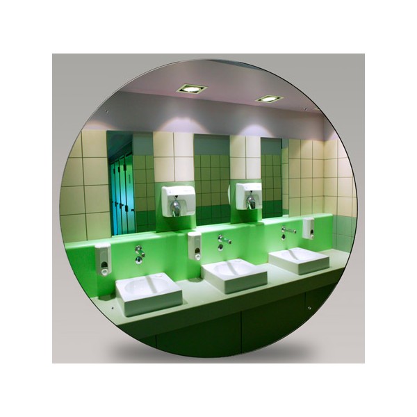 Miroir incassable pour sanitaires en plexichok 600 x 800 mm