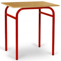 Table scolaire Violette stratifié alaise bois 70x50 cm T4 à T7