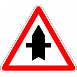 Panneau alu de signalisation intersections AB2 cl 2 700 mm