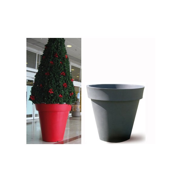 Pot décoratif rond simple peau ø 100xH100 cm 350L