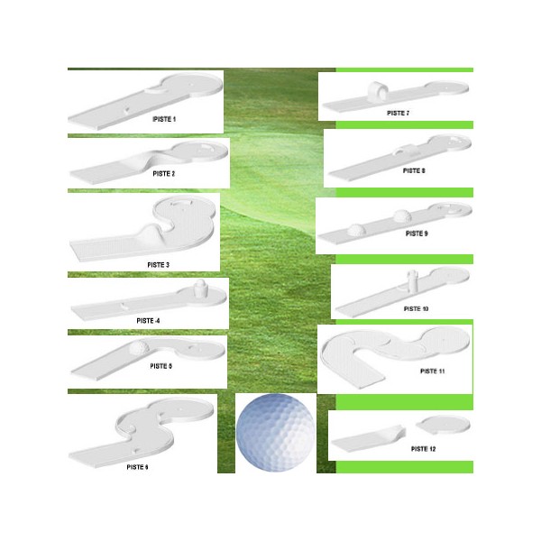 Compact golf 12 pistes et accessoires