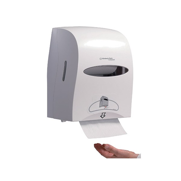 Distributeur électronique essuie mains rlx Kleenex blanc