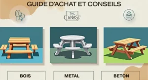 Table de pique nique pour espaces urbains et ruraux